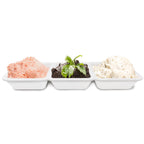 Plato de Porcelana para Aperitivos con 3 Cuencos