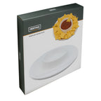 Plato Redondo para Snacks de Porcelana con Centro para Salsa