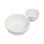 Cuenco Doble de Porcelana para Aperitivos