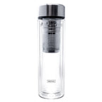 Botella Cristal 350 ml con Infusor y Doble Pared