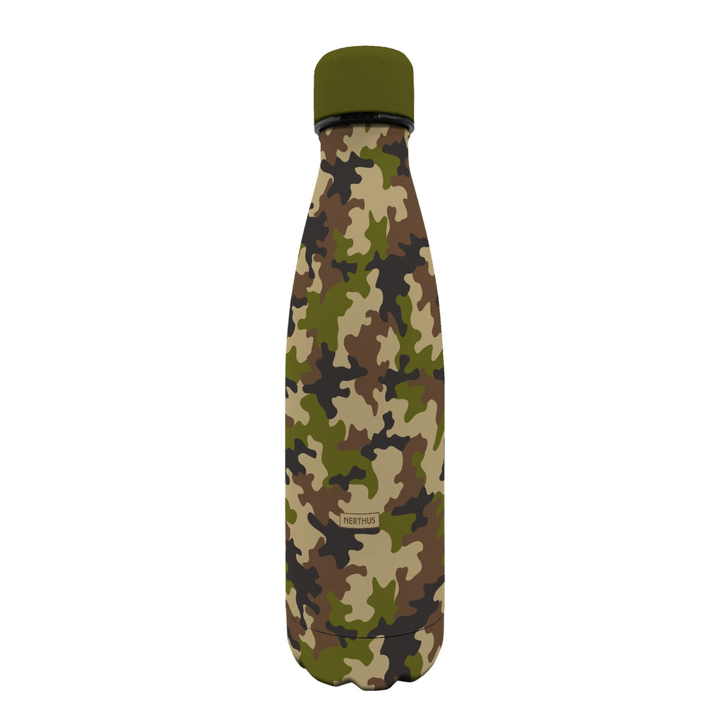 Botella Térmica Clásica de Acero Inoxidable – Doble Pared