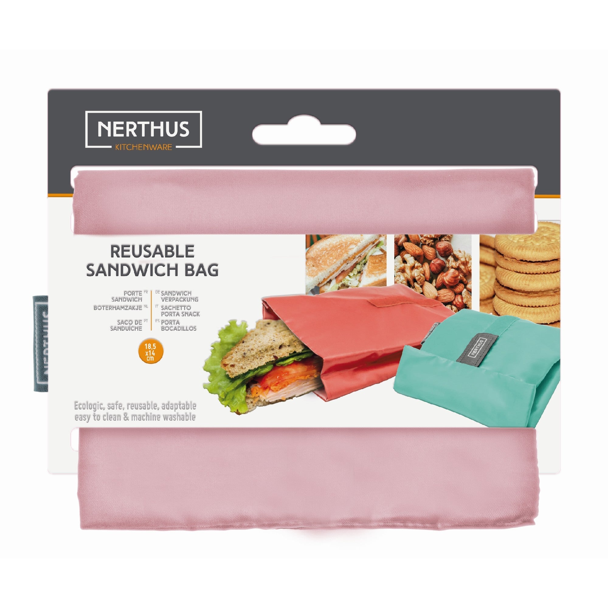 Bolsa Reutilizable para Sándwich Plegable