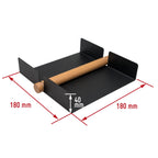 Servilletero con rodillo de bambú antiventolera