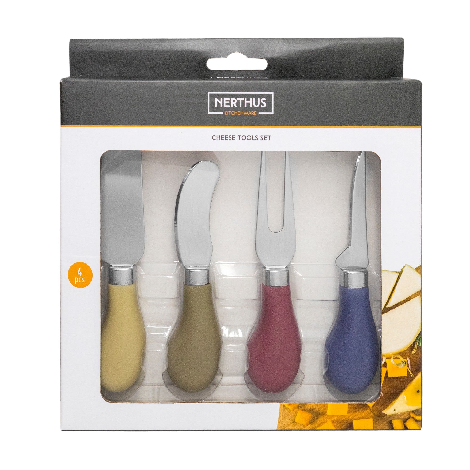 Set de cuchillos para queso colores mate