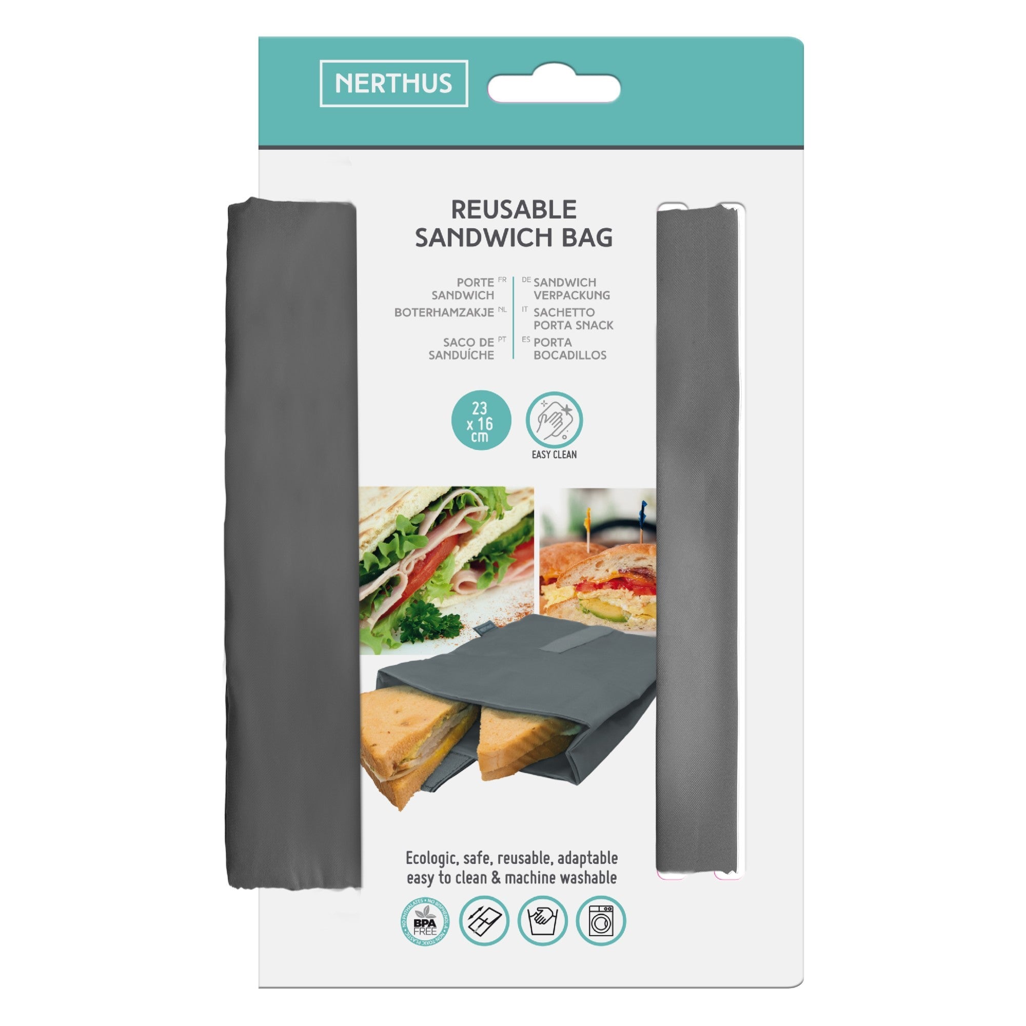 Porta Sándwich XL Reutilizable