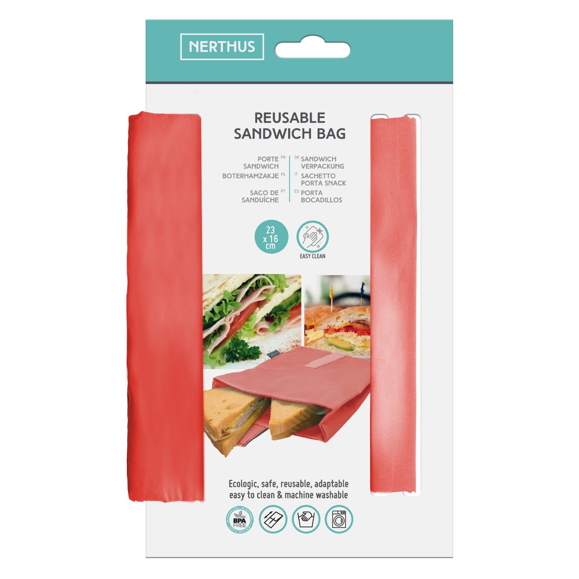 Porta Sándwich XL Reutilizable