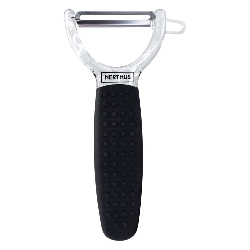 Set de peladores de acero inoxidable con mango ergonómico