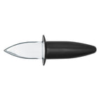 Cuchillo para ostras con mango ergonómico y protector de dedos