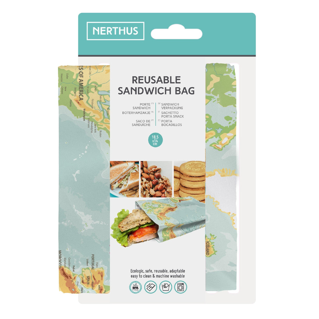 Bolsa Reutilizable para Sándwich Plegable