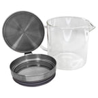 Grasera de Cristal 500 ml con Filtro