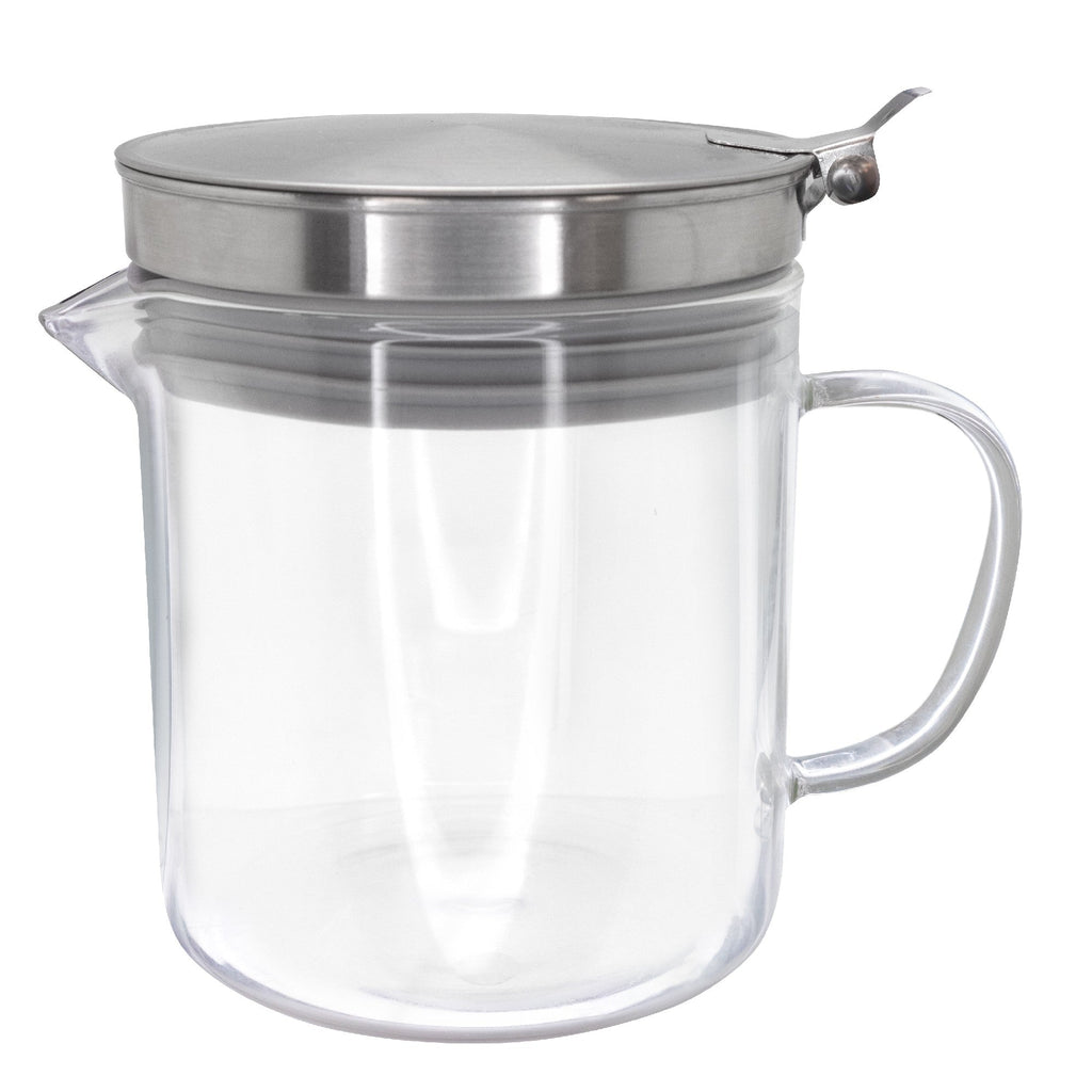 Grasera de Cristal 500 ml con Filtro