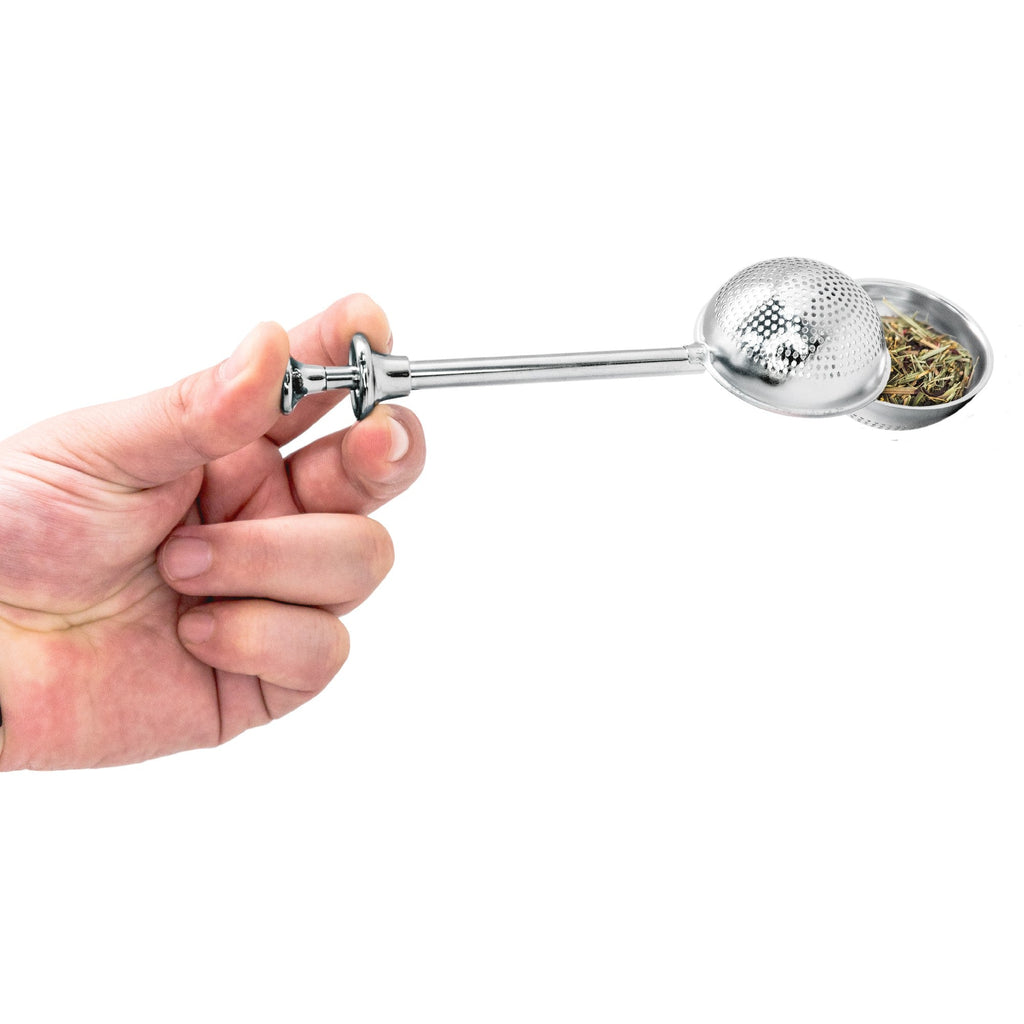 Infusor de Té Apertura de Botón