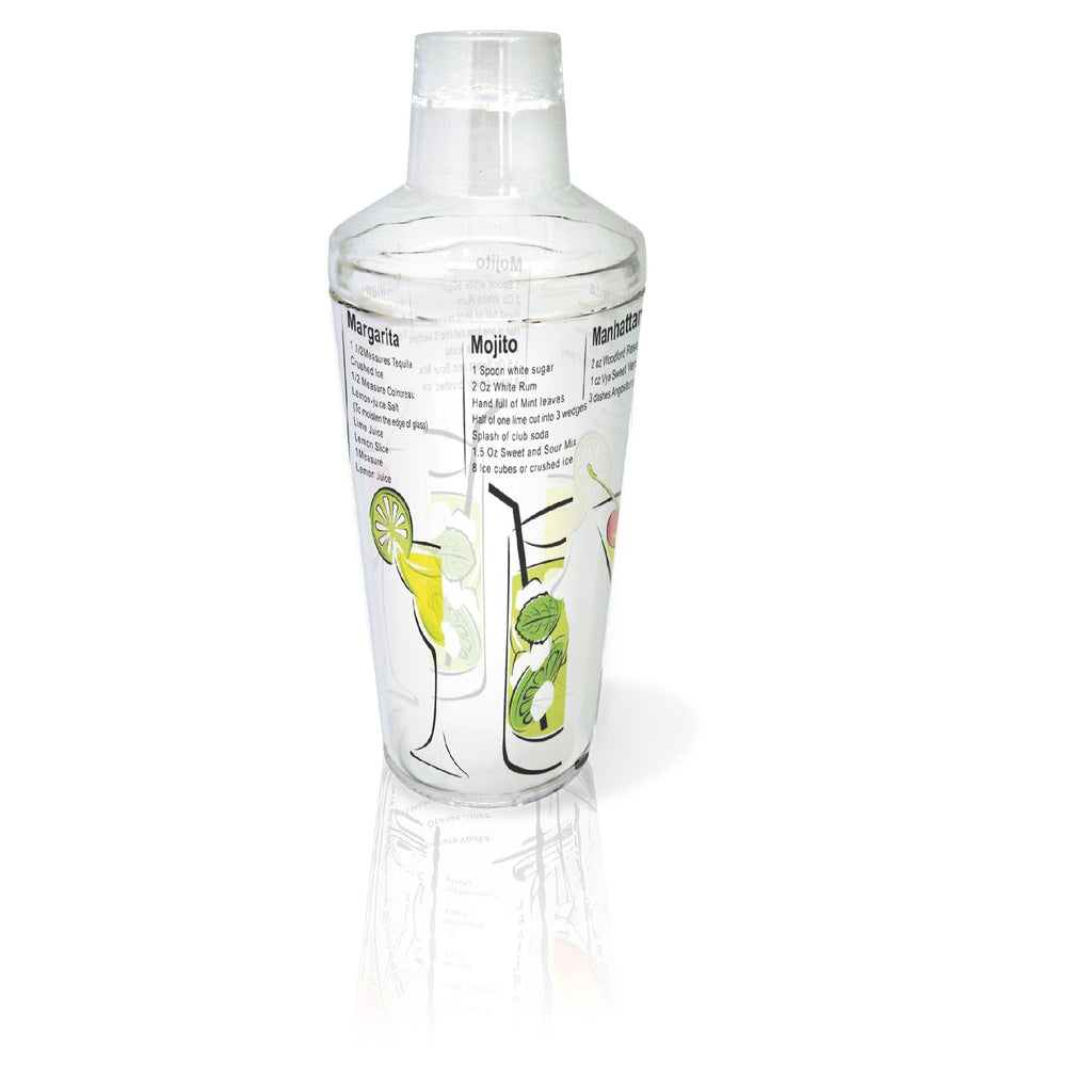 Set de cóctel con coctelera y accesorios ABS