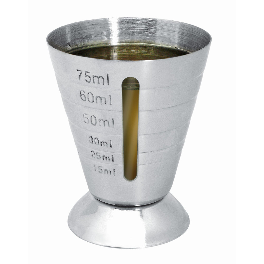 Vasito Medidor Top Cocktail 75/15 ml Inox