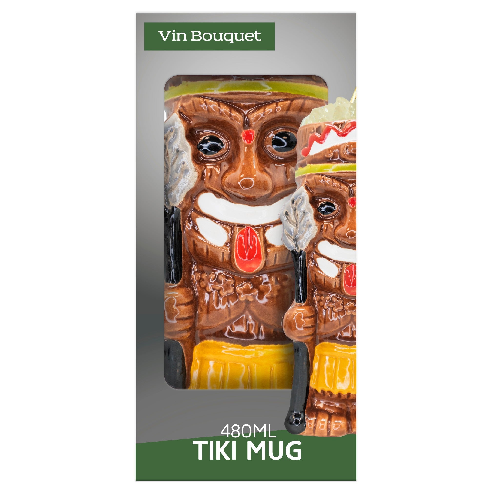 Vaso Tiki para cócteles tropicales