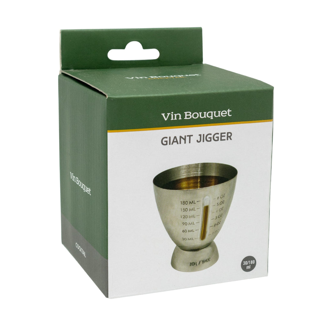 Medidor Coctelería Gigante Acero Inoxidable 30 a 180 ml