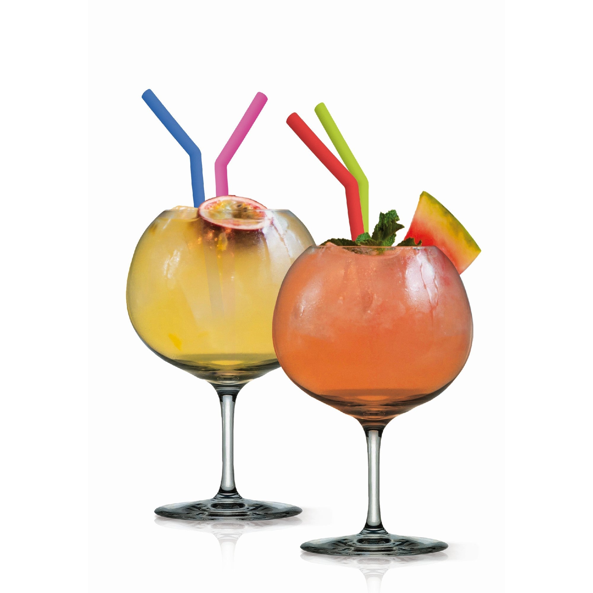 Set 4 pajitas para postres Reutilizables