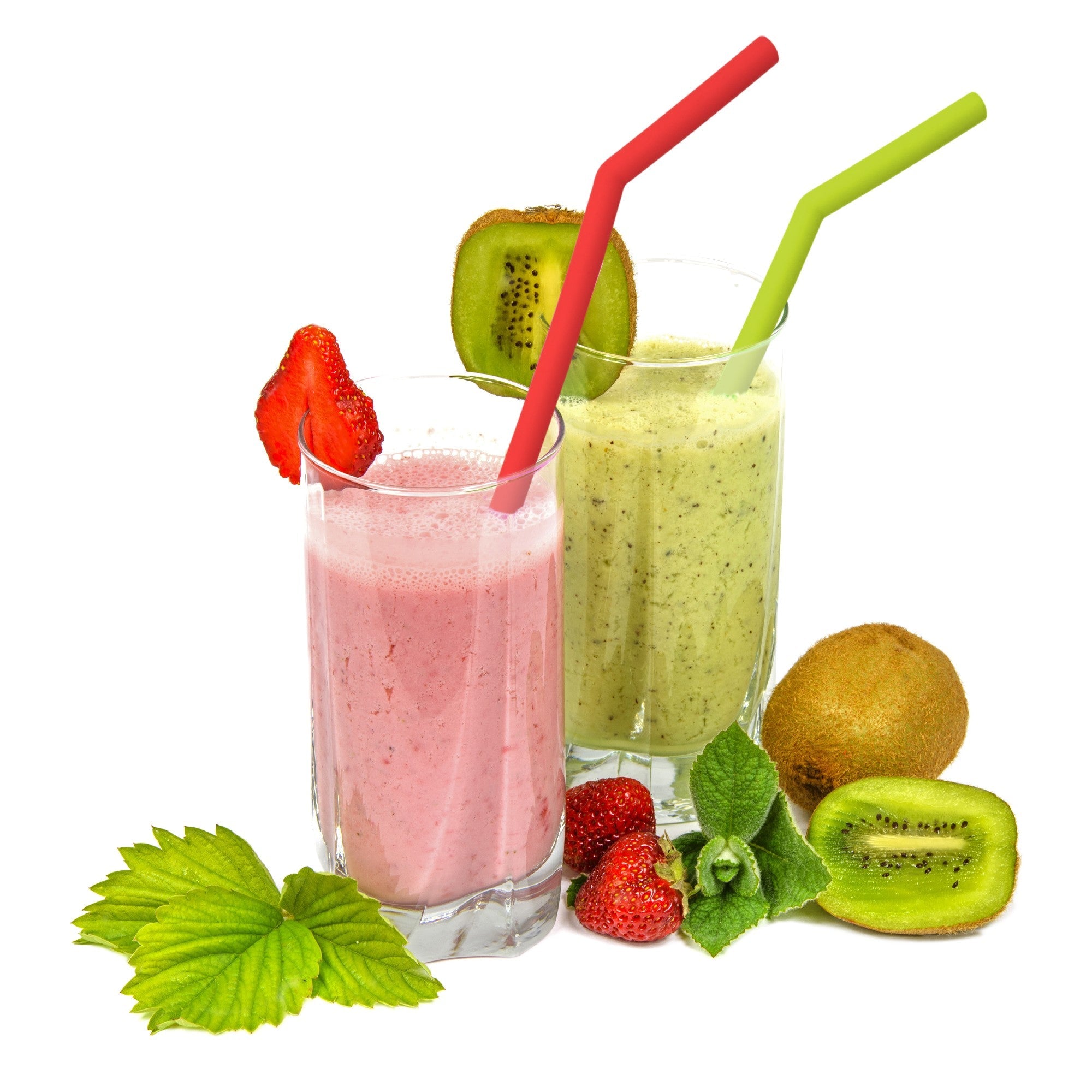 Set 4 pajitas para postres Reutilizables