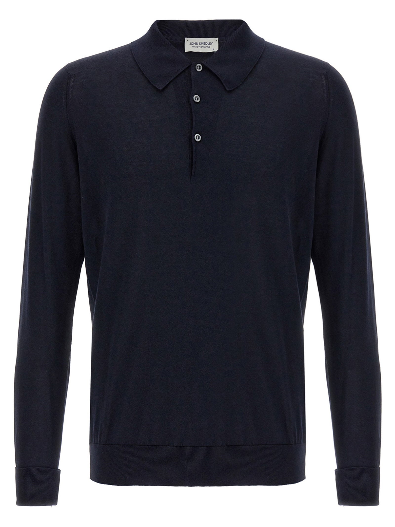 John Smedley Finchley Polo Shirt — Navy
