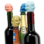 Tapón de cerámica con forma de calavera