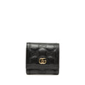 GG Matelasse Calfskin Card Case Wallet