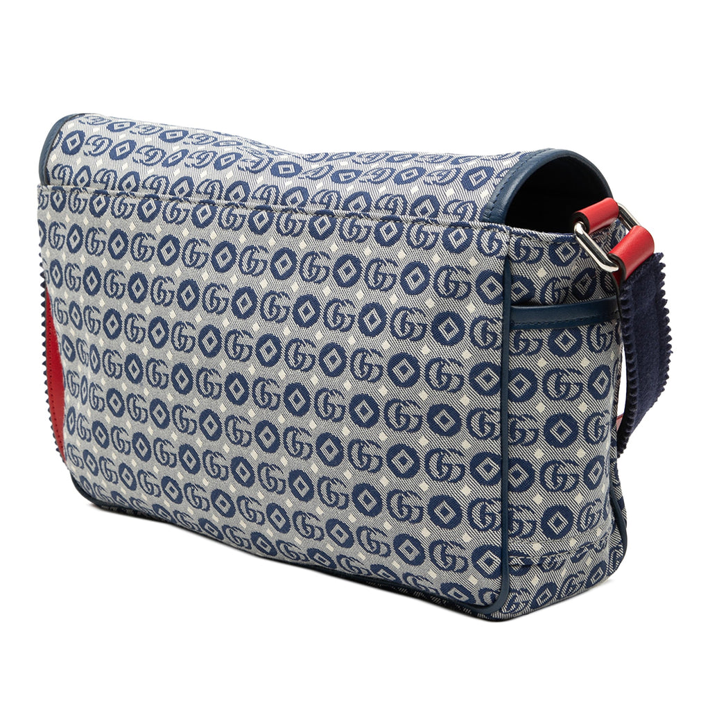 Kids GG Canvas Star Messenger Bag