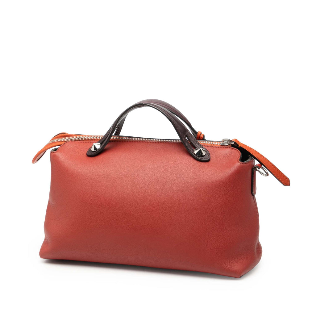 Medium Bicolor Leather By The Way Satchel