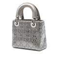 Mini Satin Cannage Crystal Embellished Lady Dior