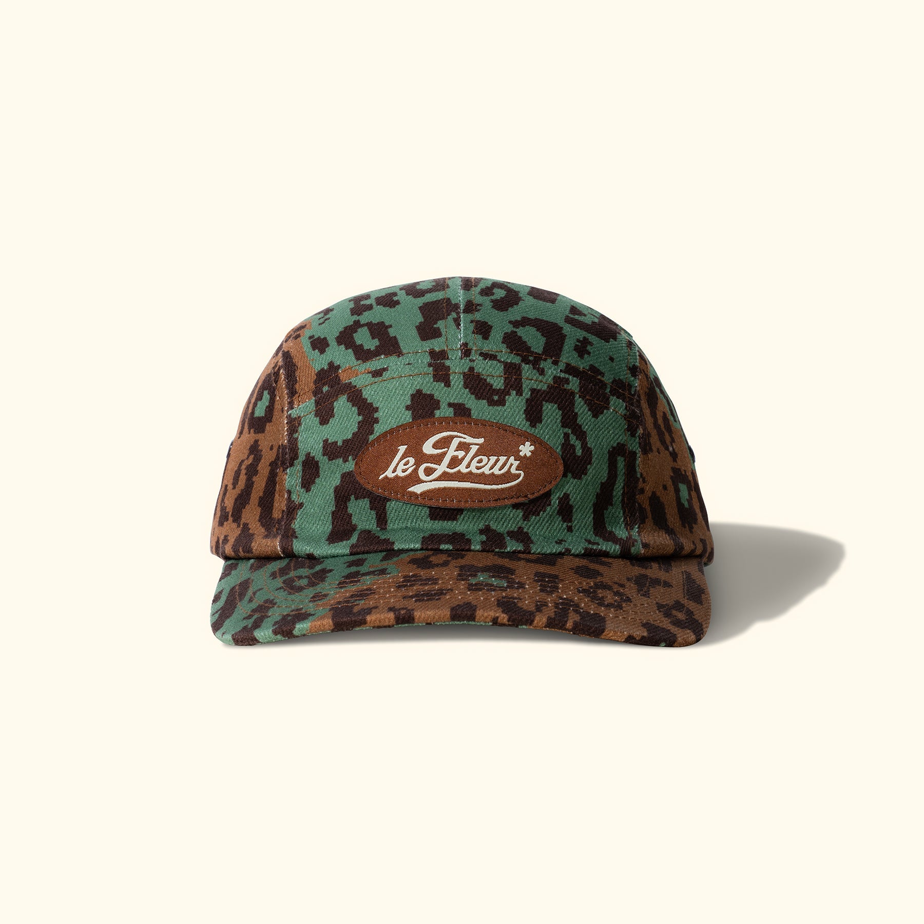 Fleur Camo Camp Hat Brown