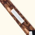Fleur Camo Wide Silk Tie Brown