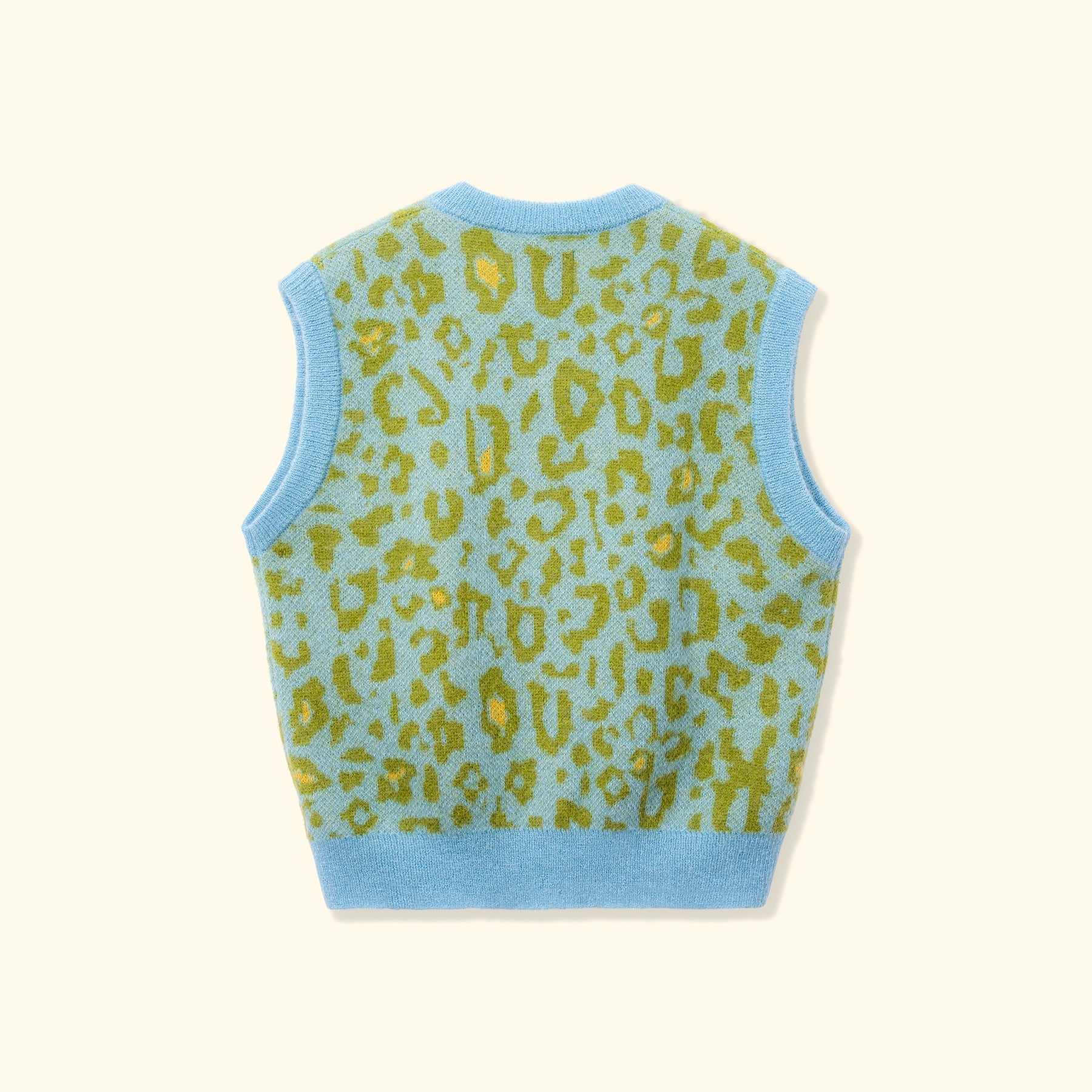 Fleur Camo Sweater Vest Blue/Green