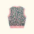 Fleur Camo Sweater Vest Pink/Green