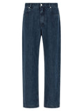 Fendi FF-Print Cotton Denim Jeans — Blue