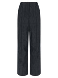 Fendi Roma Patch Jeans — charcoal