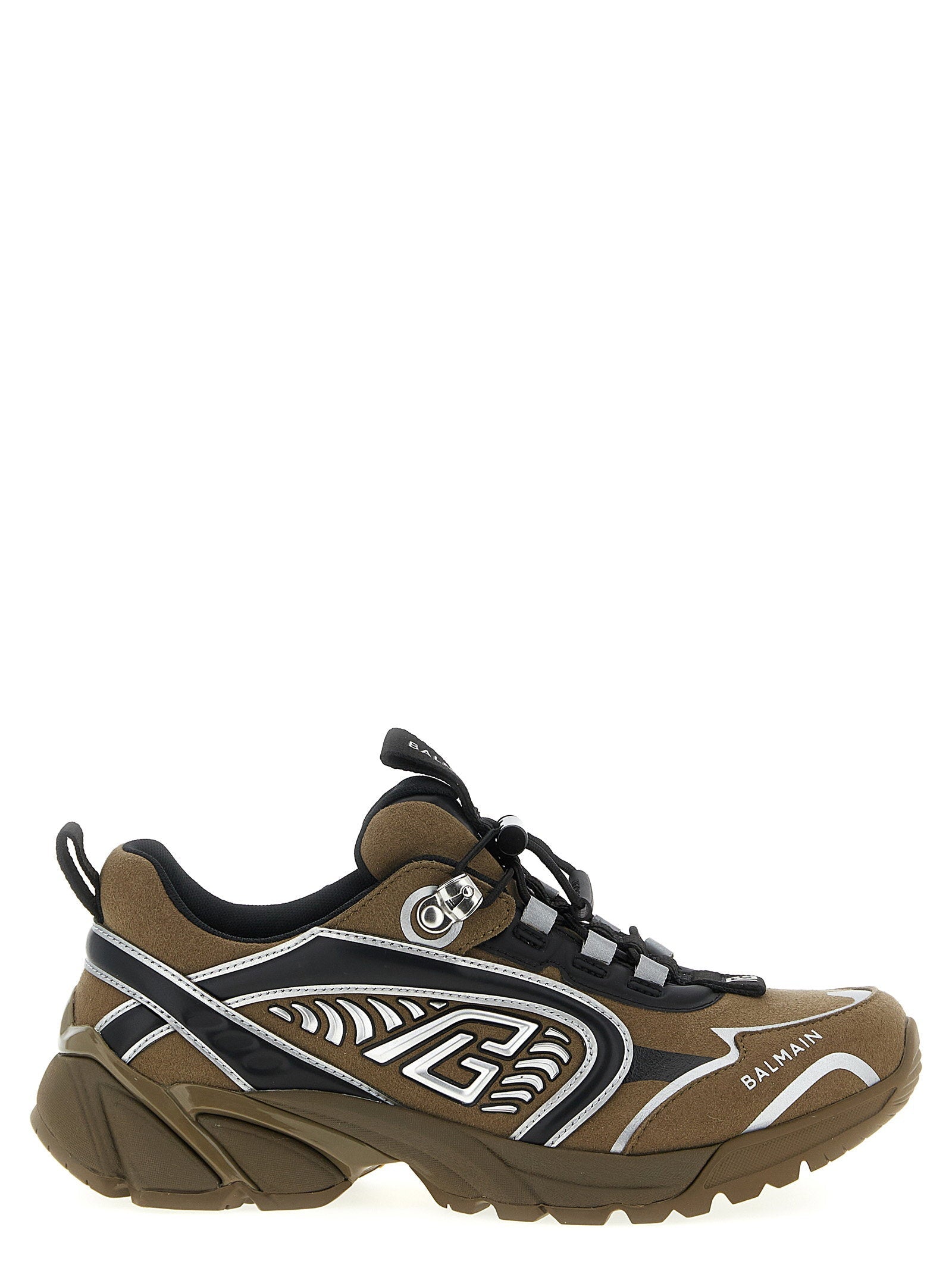 Balmain Cosmic Dust Sneaker — Tan