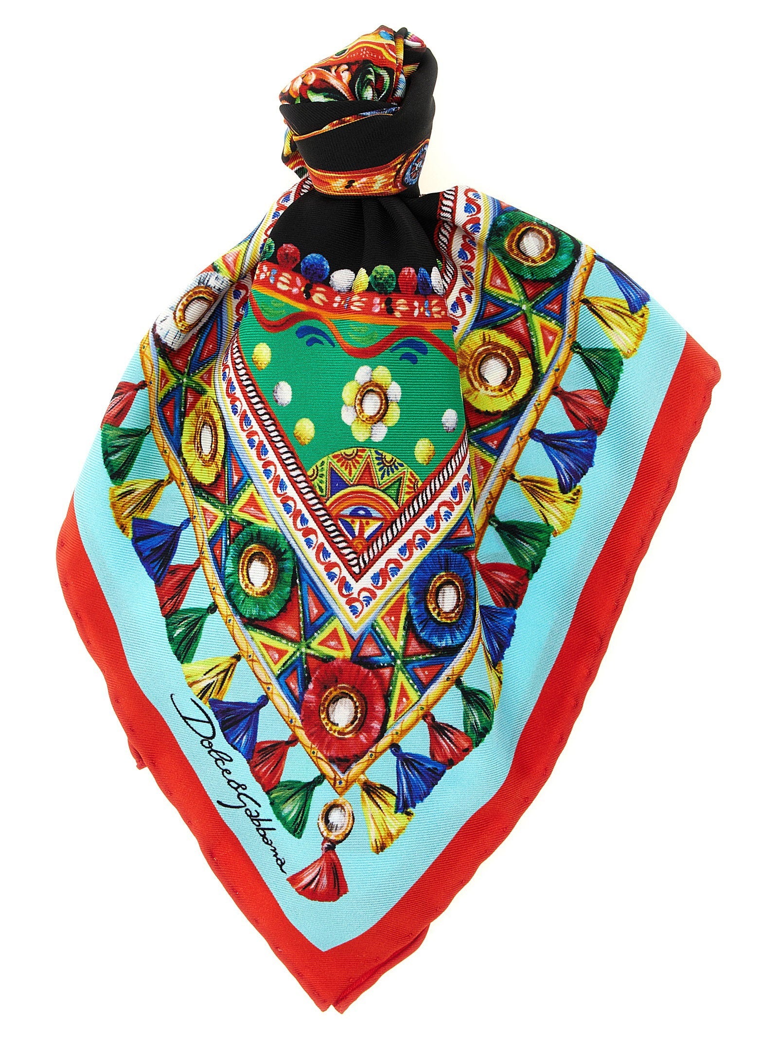 Dolce & Gabbana Carretto Scarf — Multicolor