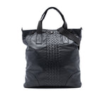 Intrecciato Trimmed Nappa Convertible Tote