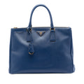 Large Saffiano Lux Galleria Double Zip Tote