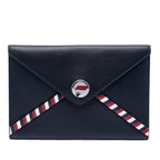 Lambskin Airlines Envelope Clutch