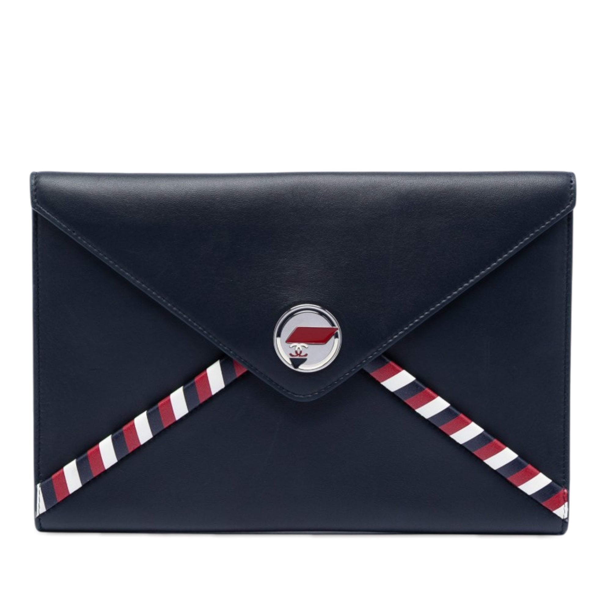 Lambskin Airlines Envelope Clutch