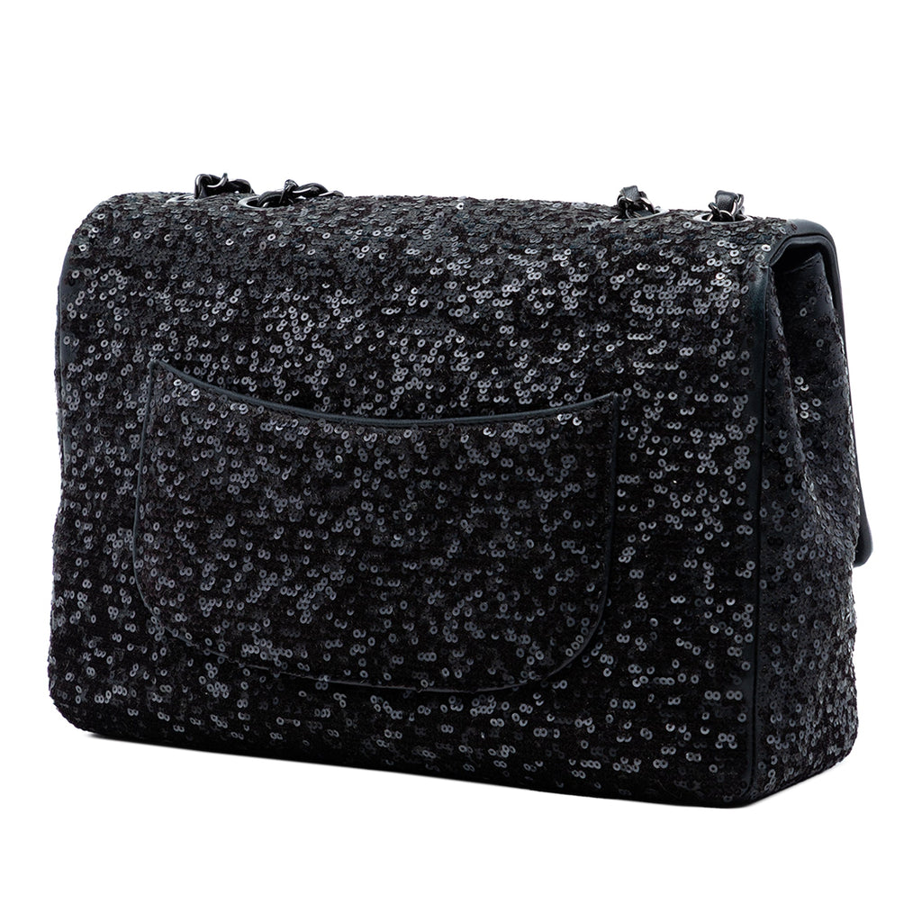 Jumbo Classic Sequins Single Flap