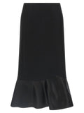 Fendi Grain de Poudre Skirt — Black