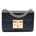 Small Guccissima Padlock Crossbody