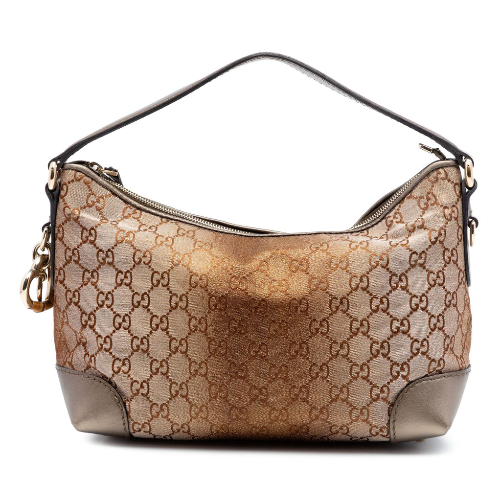 GG Lurex Heart Bit Handbag