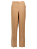 Fendi Grain de Poudre Wool Trousers — Camel