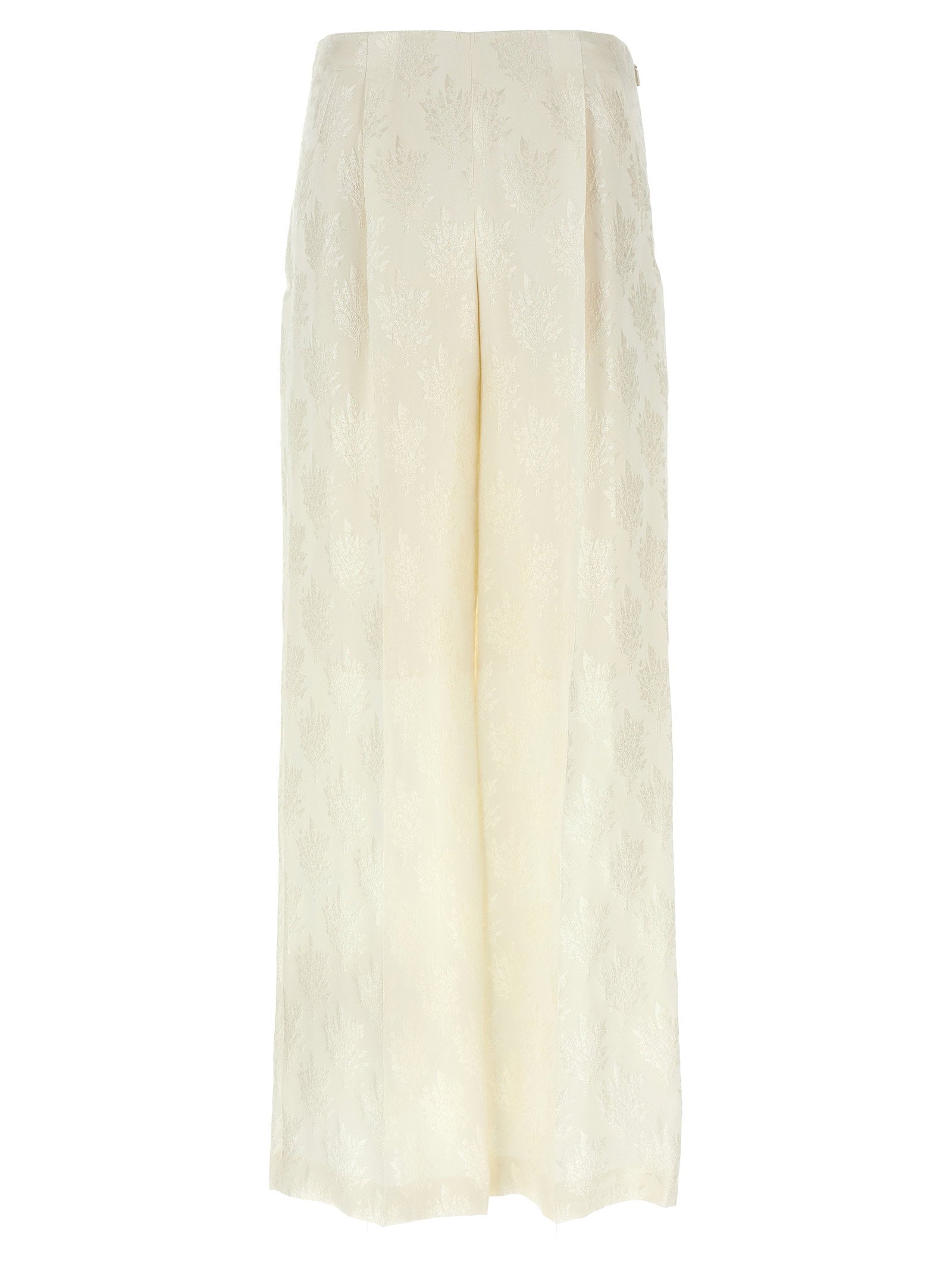 Fendi Bouquet Trousers — Cream