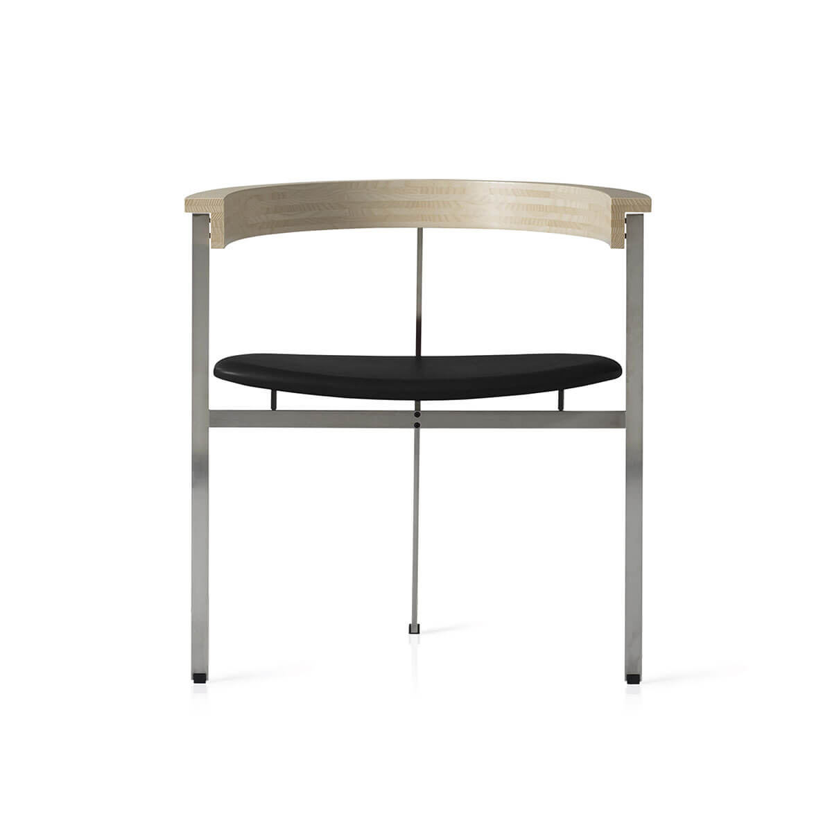 PK11 Armchair In Black Leather