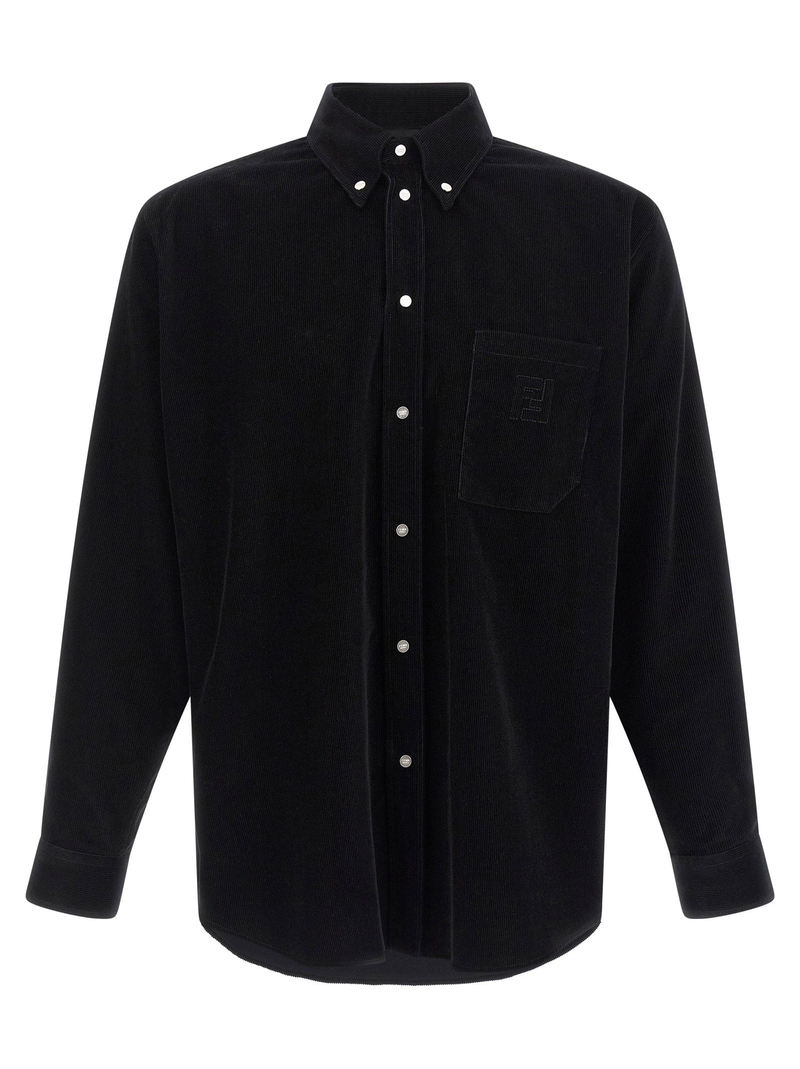 Fendi Corduroy Shirt — Black