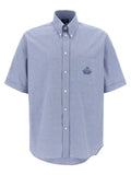 Fendi Fendi Crest Oxford Shirt — Blue