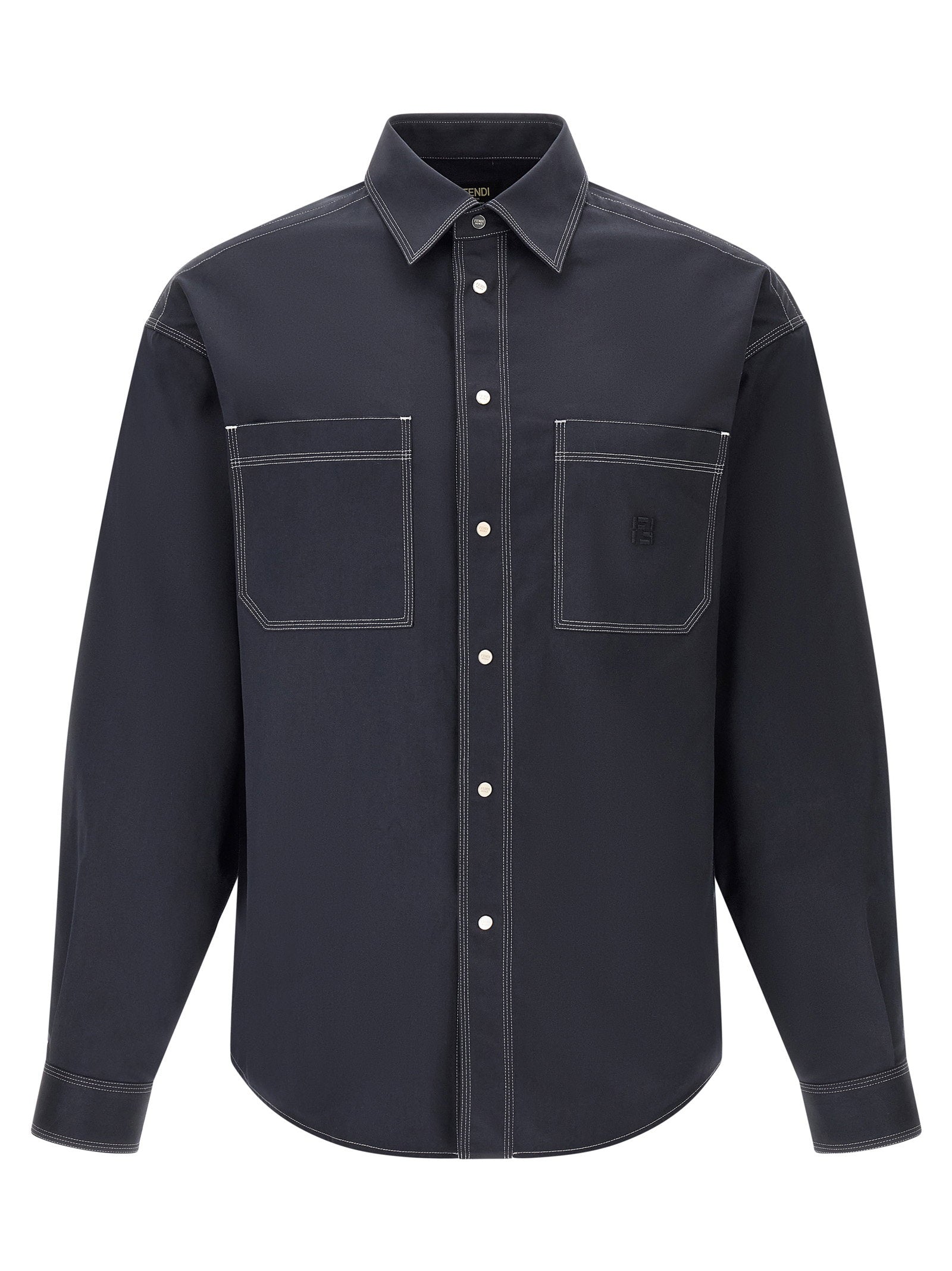 Fendi Roma Shirt — Navy